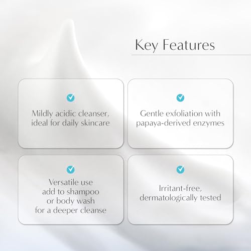Petitfee B-Glucan Enzyme Wash, Facial Cleanser, Cleansing Powder with Papaya Extract Papain, Rice Ferment Extract for Gentle, Daily Exfoliation, Powder Soap, Cleansing Mask (80g (2.82o.z))