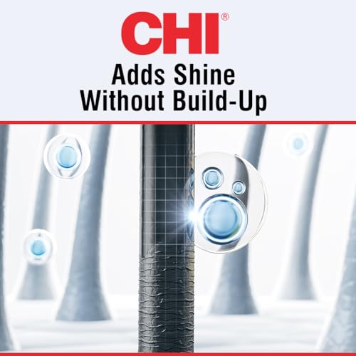 CHI Shine Infusion Hair Spray, Weightless Shine & Frizz Control, Reduces Flyaways & Helps Repair Split Ends, Sulfate‑Free, Paraben‑Free Hair Finish Spray for All Hair Types, 5.3 Oz