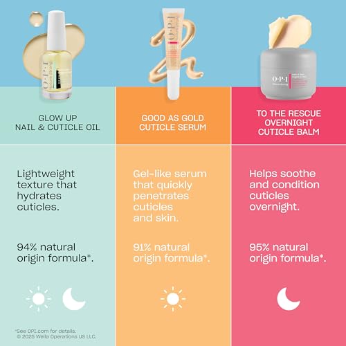 OPI Nature Strong Nails & Skin - To the Rescue Overnight Cuticle Balm | Treatment Locks in Moisture for Dry Cuticles, Nails, and Skin | Enriched with Oils & Shea Butter | 0.7 Fl Oz | 20 mL