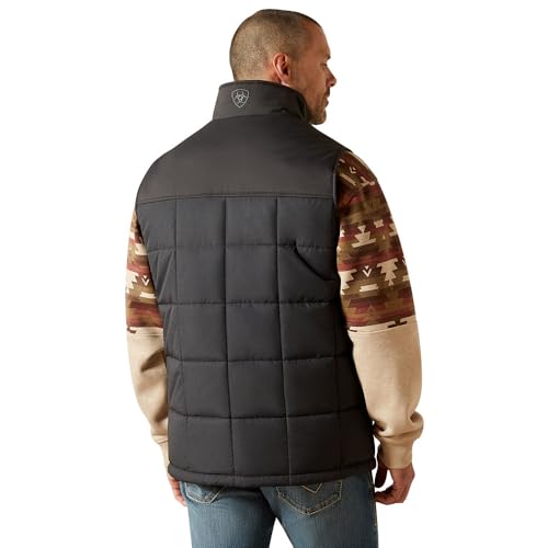 ARIAT Crius Insulated Vest, Phantom Chambray, Small