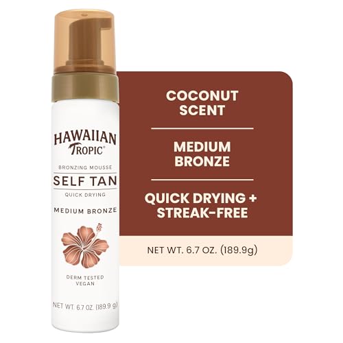 Hawaiian Tropic Express Self Tanner Mousse, 6.7 Oz