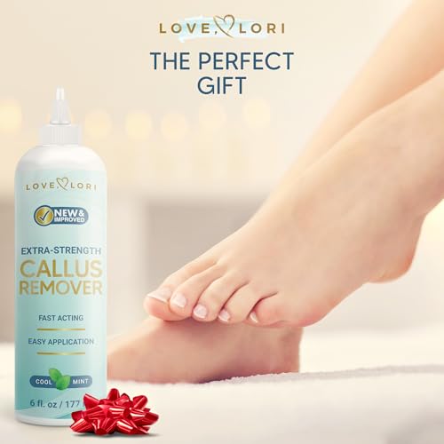Love Lori Foot Callus Remover Gel Extra Strength Pedicure Tool for Feet 6oz