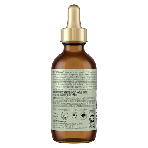 Shea Moisture Strengthening Scalp & Hair Oil Rosemary & Collagen 2oz