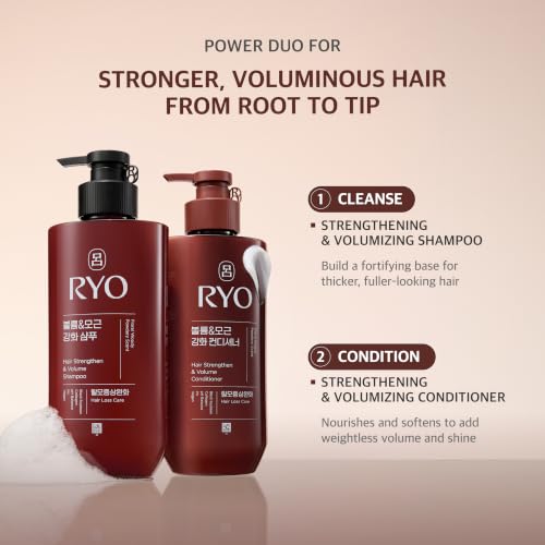 RYO Strengthen & Volume Conditioner - Rice Peptide Conditioner 16 Fl Oz.