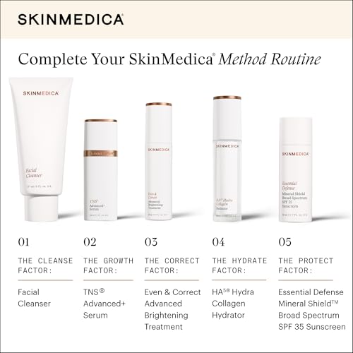 SkinMedica Facial Cleanser - Foaming Face Wash for All Skin Types - Helps Remove Dirt, Oil & Makeup - Enriched with Soothing Panthenol to Encourage Healthy-Looking Skin (6 fl oz)