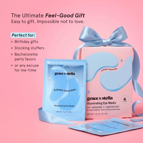grace & stella Award Winning Eye Patches for Puffy Eyes