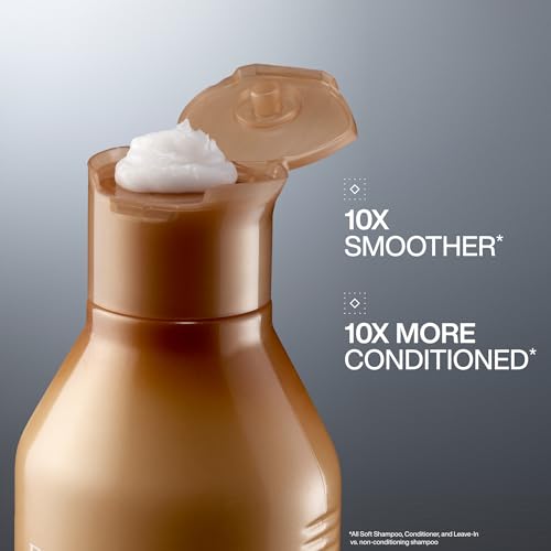 Redken All Soft Conditioner - Moisturizes & Hydrates Dry, Brittle Hair, Softens, Smooths & Adds Shine, Conditioner & Detangler, Safe For Color-Treated Hair