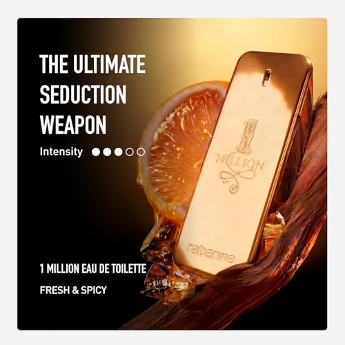 Rabanne 1 Million Lucky Gift Set for Men - Discover Long Lasting Woody Aromatic Eau de Toilette Fragrance + Shower Gel & Travel Cologne Spray - Father's Day, 3 Piece