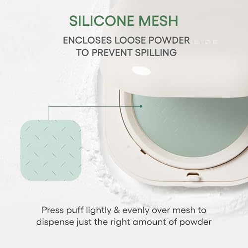 LANEIGE Neo Blurring Powder: Korean Shine Control Compact with Pore Blurring, Smoothing Finish & Travel-Friendly, No Spill Packaging, Refill
