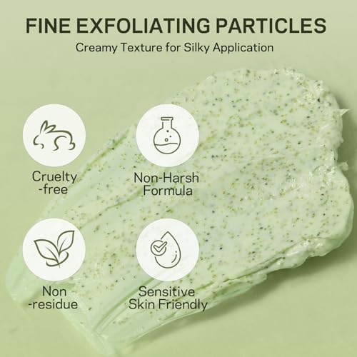 Armpit Detox Scrub with Green Tea, Gentle Underarm Detoxifying Scrub for Odor Control, Underarm Detox Exfoliating Body Scrub for Women & Men, Deodorant Scrub Freshen Skin