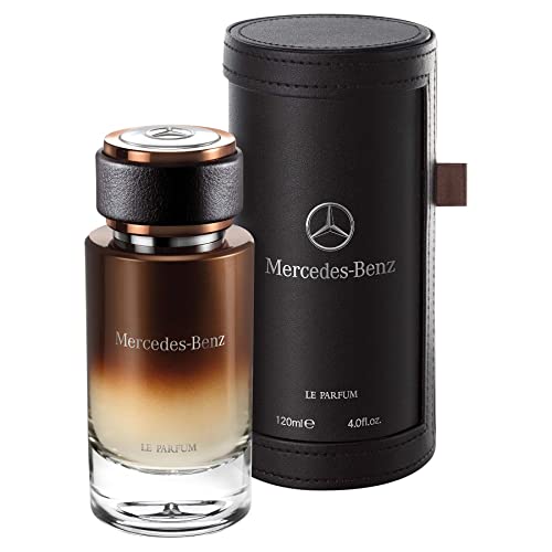 Mercedes Benz - Le Parfum - Irresistible Fragrance For Men - Wood And Leather Scent - For Dynamic, Leading Personalities - Pink Pepper, Bergamot, Violet Leaves, Amber Notes - Eau De Parfum - 4 Fl Oz