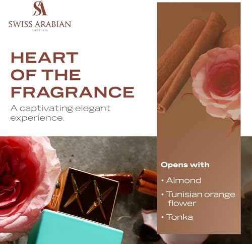 Swiss Arabian Shaghaf Oud Tonka - Vanilla Perfume with Warm Amber Fragrance - Earthy and Woody Allure - Enchanting Fusion of Arabic Perfume - 2.5 oz