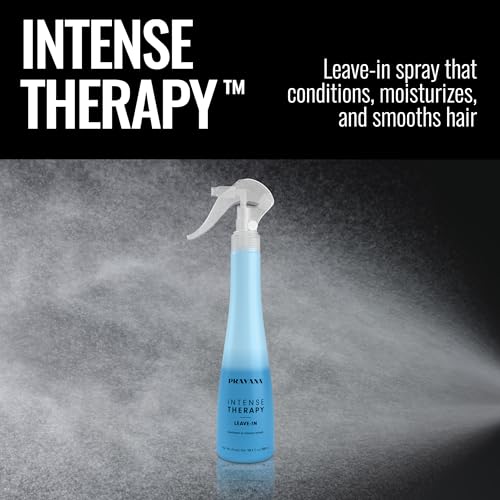 Pravana Intense Therapy Leave-In Treatment | Instantly Detangles & Hydrates | Equalizes Hair Porosity | For All Hair Types | Strengthens, Hydrates, Softens | 10.1 Fl Oz