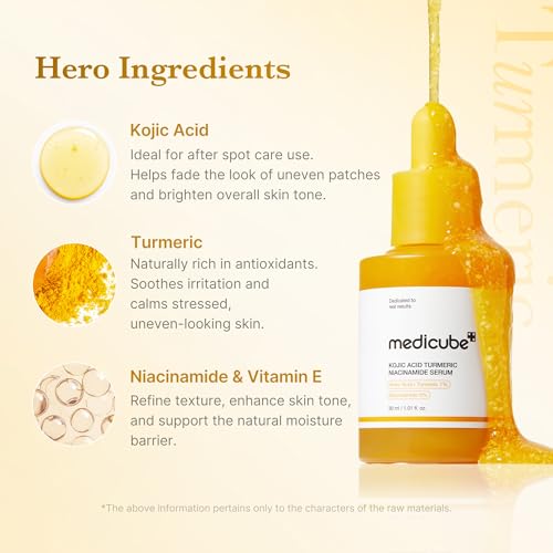 medicube Kojic Acid Turmeric Clarifying Capsule Serum for Troubled Skin