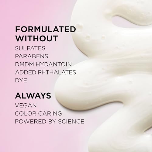 L’Oreal Paris Sulfate Free Glossing Shampoo with Glycolic Acid, Provides Intense Glass Hair Shine, Smoothness & Soft Feel, Suitable for Dull, Dry, and Color-Treated Hair, EverPure, 6.8 Fl Oz