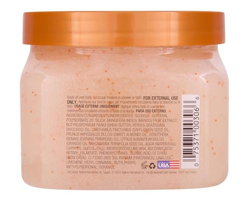 Tree Hut Tropical Mango Body Scrub, Exfoliating Sugar Scrub, Vegan, 18 Oz