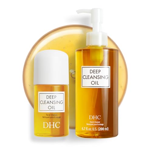 DHC Deep Cleansing Oil, Makeup Remover, Gentle Oil Cleanser, 6.7oz + 1oz