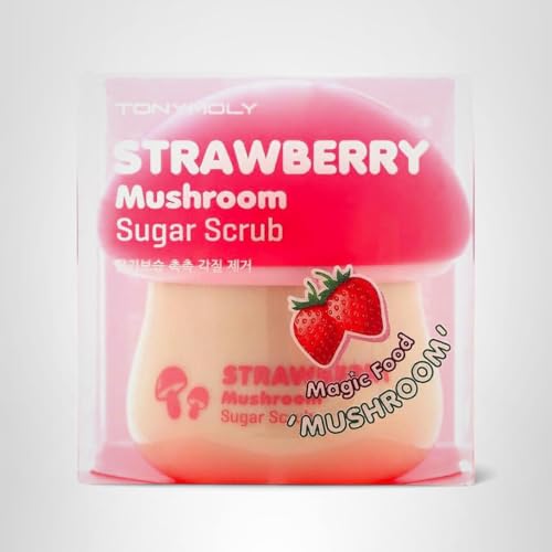 TONYMOLY Strawberry Mushroom Sugar Scrub - Vitamin C, Antioxidant
