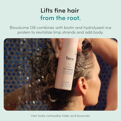 hers Full Volume Shampoo, Biotin, Coastal Cedar Citron, 2 Pack, 6.4 Fl Oz