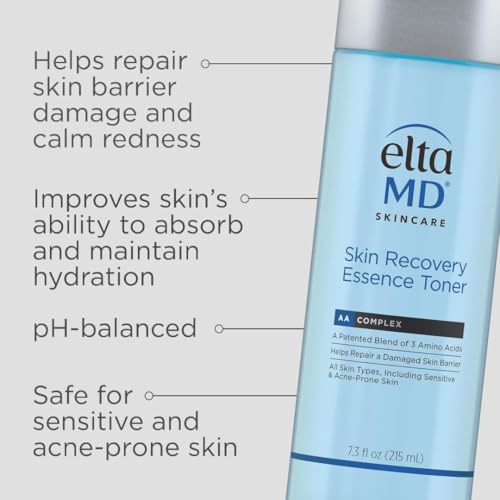 EltaMD Skin Recovery Essence Hydrating Face Toner, Alcohol-Free, 7.3 oz