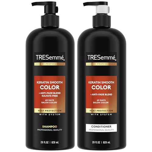 TRESemmé Shampoo and Conditioner Set, Keratin Smooth Color, 28 Oz Ea