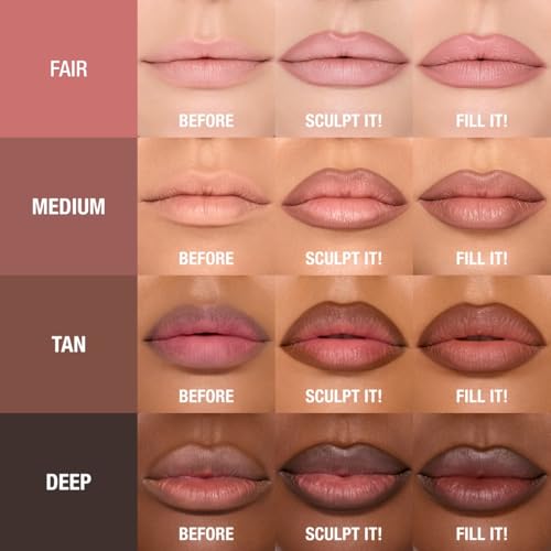 Charlotte Tilbury Lip Cheat Contour Duo - Dual-Sided Lip Liner Pencil