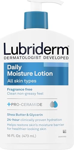 Lubriderm Daily Moisture Body Lotion, Fragrance Free, 16 fl. oz