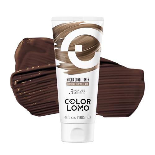 COLORLOMO Semi Permanent Hair Color Depositing Conditioner, Mocha