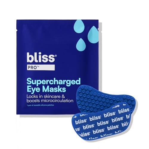 Bliss Pro Supercharged Reusable Silicone Under-Eye Masks - 1 Pr - Daily Use