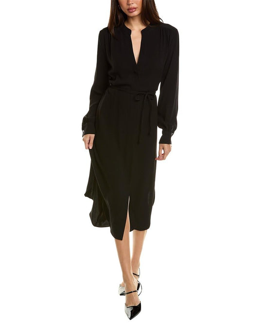 Hugo Boss Boss Womens Dibanorah Midi Dress, De 32/US 0, Black