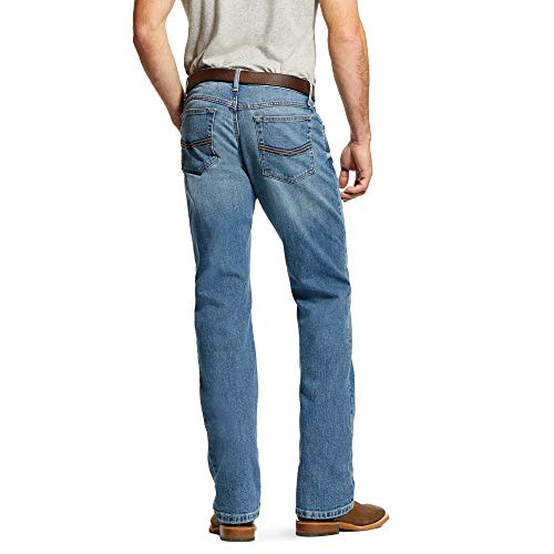 ARIAT Men’s M4 Low Rise Stretch Legacy Stackable Straight Leg Jean