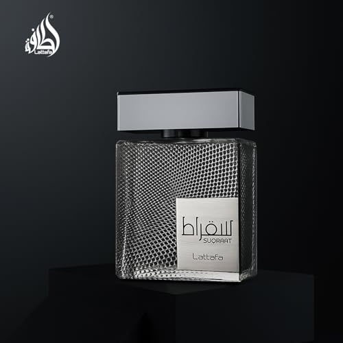 Lattafa Perfumes Suqraat for Men Eau de Parfum Spray, 3.4 Ounce