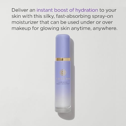 TATCHA Luminous Dewy Skin Mist, Hyaluronic Acid Hydrator & Finishing Spray