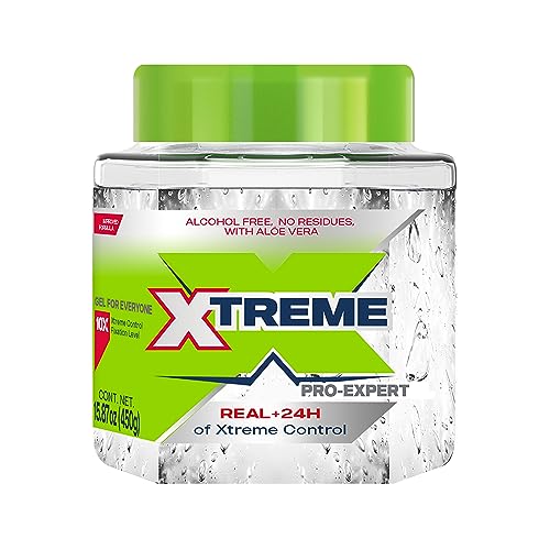 Xtreme Pro-Expert Clear Styling Hair Gel, 15.87 Oz, Pack of 2