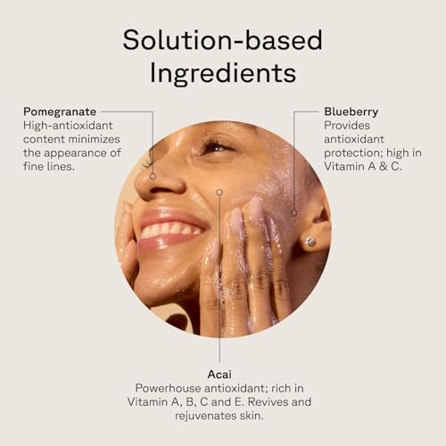 Acure Brightening Cleansing Gel - Vegan Facial Cleanser - 4 fl oz