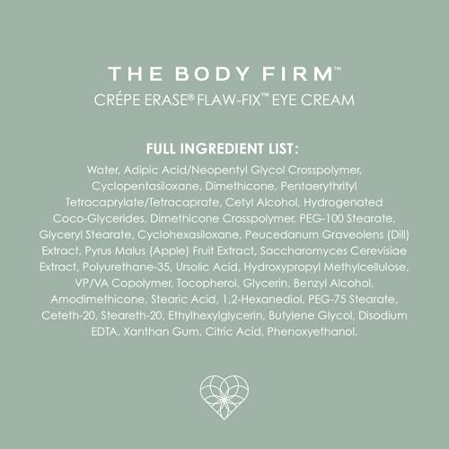 BODY FIRM Crepe Erase Flaw-Fix Anti-Aging Eye Cream, 0.5 fl oz
