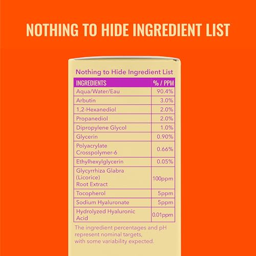 Good Molecules Daily Brightening Serum with Beta Arbutin, 1 fl oz