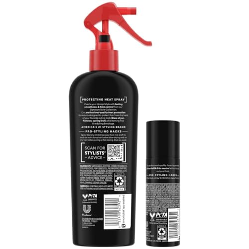 TRESemmé Heat Protectant Spray 3-Pack + Travel Size Hairspray