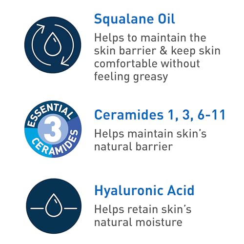 CeraVe Hydrating Foaming Oil Facial Cleanser with Hyaluronic Acid, 19oz