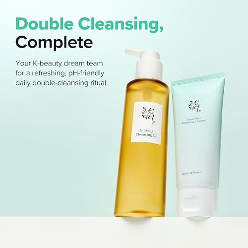Beauty of Joseon Double Cleansing Duo With Glass Skin Moisturizer Gift | Daily Korean Skincare Face Cleansers for All Skin Types, Gentle Gel Cleanser and Lightweight Cleansing Oil 210 ml, 100 ml