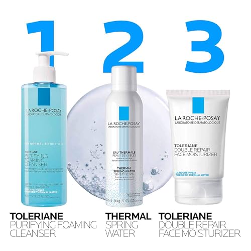 La Roche-Posay Toleriane Purifying Foaming Facial Cleanser, 13.52oz