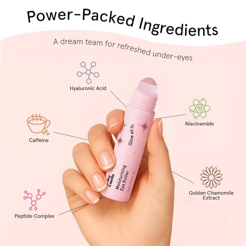 grace & stella Under Eye Brightener with Rose Quartz Rollerball