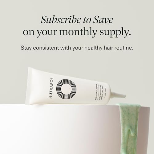 Nutrafol Exfoliating Scalp Mask for Thinning Hair, Color Safe, 4 Fl Oz