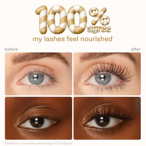 tarte tartelette XL tubing mascara – Lash Extensions in a Tube with Peptide, Extra-Bold Buildable Length & Volume, Smudge-Proof Longwear, Easy-to-Remove, Vegan & Cruelty-Free, full size, black