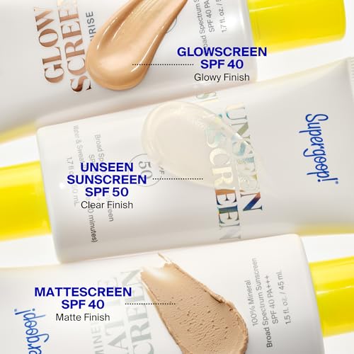 Supergoop! Glowscreen SPF 40, Sunrise (Champagne Glow) - 1.7 fl oz - Glowy Primer + Broad Spectrum Tinted Sunscreen - Helps Filter Blue Light - Hydration - Hyaluronic Acid & Vitamin B5