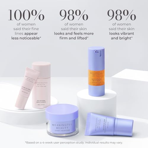 Meaningful Beauty Travel Size 5-Piece Anti-Aging Skincare Starter Kit