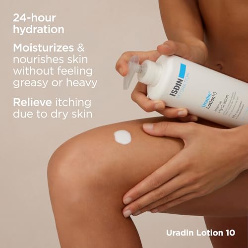 ISDIN Uradin Moisturizing Body Lotion 10 for Dry Skin, 13.5 fl oz
