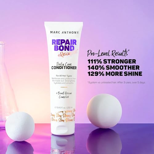 Marc Anthony Repairing Conditioner - Rescuplex Formula for Strengthening and Repair, Eliminates Frizz & Flyaways, Ideal for Dry & Damaged Hair