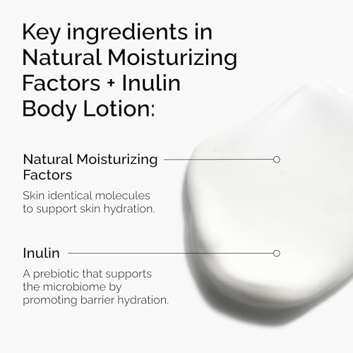 The Ordinary Natural Moisturizing Factors + Inulin Body Lotion, Lightweight Hydration for All-Day Moisture & Skin Barrier Support, Accepted by the National Eczema Association, 8.1 Fl Oz