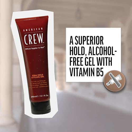 American Crew Men's Styling Gel, Firm Hold & High Shine, 33.8 fl oz
